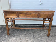 Load image into Gallery viewer, Ficks Reed Desk Faux Bamboo/Rattan Writing Desk