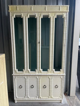 Load image into Gallery viewer, Drexel Faux Bamboo China Cabinet
