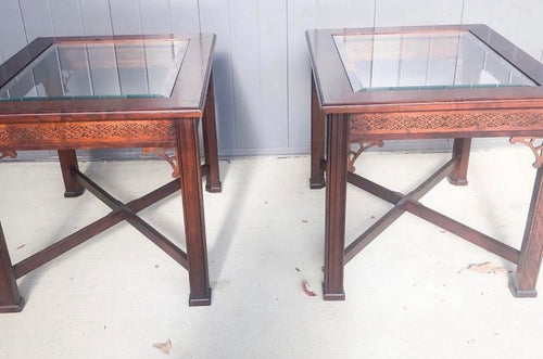 Fretwork Side Tables