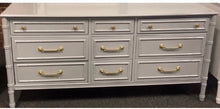 Load image into Gallery viewer, Thomasville Faux Bamboo - 9 drawer