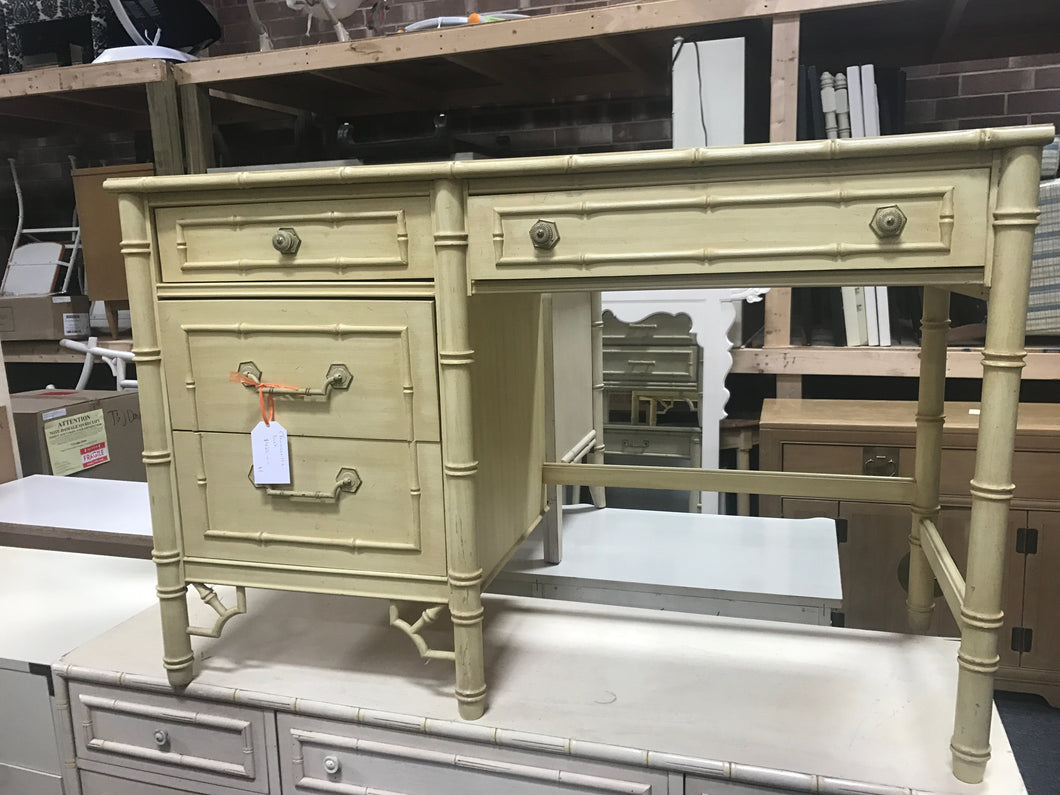 Thomasville Allegro Desk with Gold Bottom
