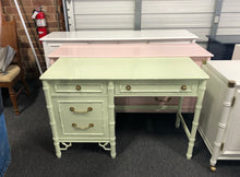 Load image into Gallery viewer, Thomasville Allegro Desk with Gold Bottom